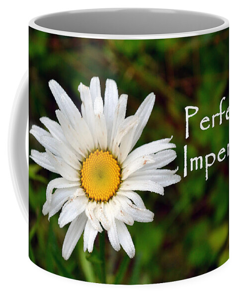 Daisy Coffee Mug featuring the photograph Perfectly Imperfect Daisy Flower by Beth Venner