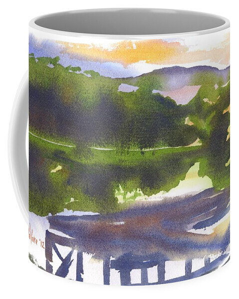 Perfectly Still Coffee Mug featuring the painting Perfectly Still by Kip DeVore