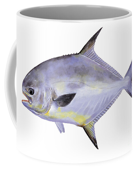 Permit Coffee Mug featuring the painting Permit by Carey Chen