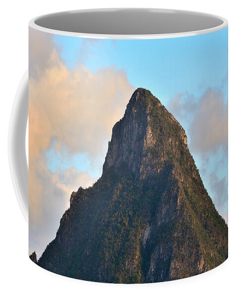 saint Lucia Coffee Mug featuring the photograph Petit Piton - Saint Lucia by Brendan Reals