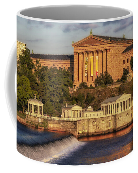 Philadelphia Museum Of Art Coffee Mug featuring the photograph Philadelphia Museum of Art by Susan Candelario