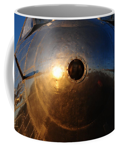 Aeroplane Nose Phoenix Plane Coffee Mug featuring the photograph Phoenix nose by Susie Rieple