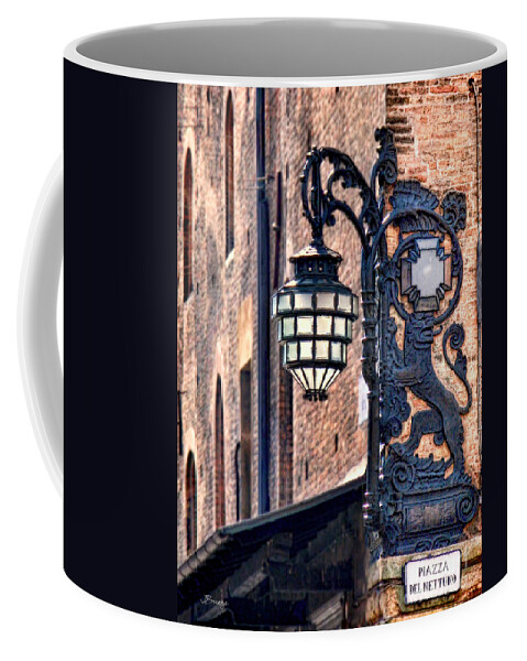 Bologna Coffee Mug featuring the photograph Piazza del Nettuno.Bologna by Jennie Breeze