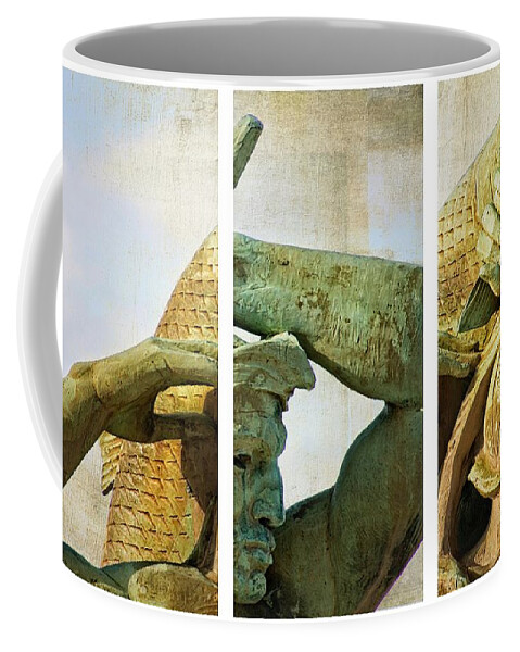 Swann Fountain Coffee Mug featuring the photograph Pieces And Parts by Alice Gipson