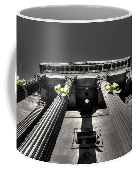 Architecture Coffee Mug featuring the photograph Pillard by David Andersen