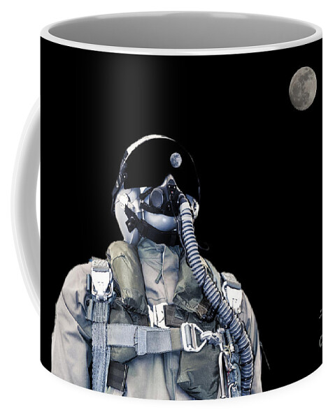 Pilot Coffee Mug featuring the photograph Pilot by Mats Silvan