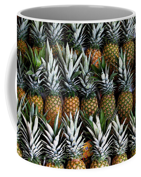 Pineapples Coffee Mug featuring the photograph Pineapples by Gia Marie Houck