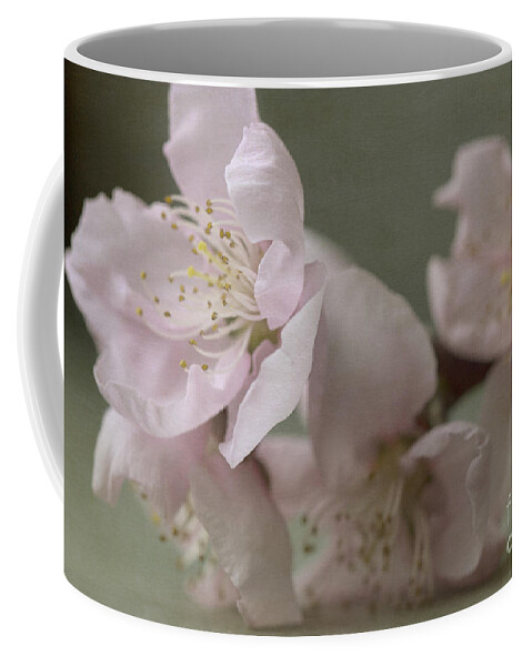 Pink Coffee Mug featuring the photograph Pink is the color of happiness by Linda Lees