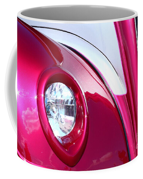 Car Coffee Mug featuring the photograph Pink Passion by Linda Bianic
