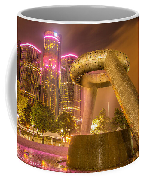 Detroit Coffee Mug featuring the photograph Pink by Pravin Sitaraman