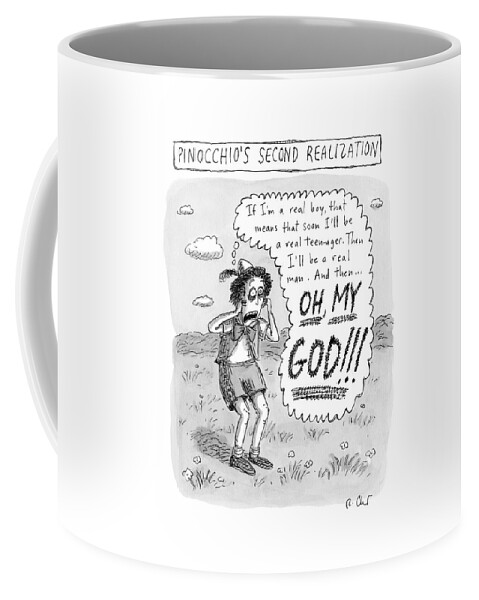 Pinocchio's Second Realization -- Pinoccho First Coffee Mug