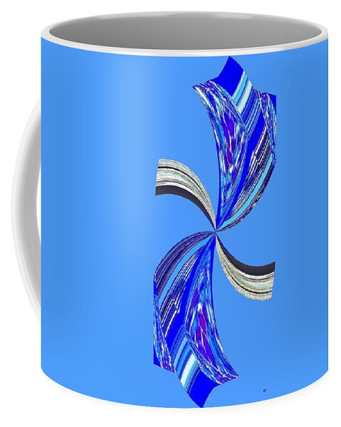 Abstract Coffee Mug featuring the digital art Pizzazz 47 by Will Borden
