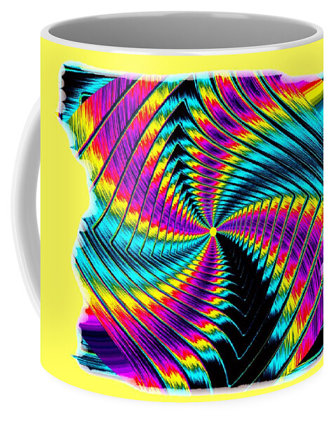 Pizzazz 50 Coffee Mug featuring the digital art Pizzazz 50 by Will Borden