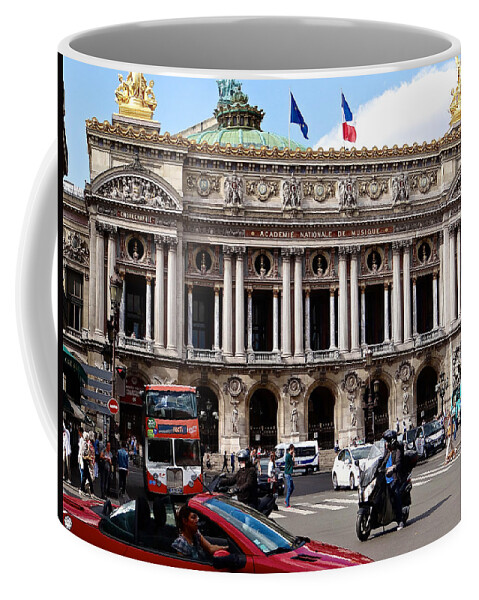 Place De L' Opera Coffee Mug featuring the photograph Opera Place by Ira Shander