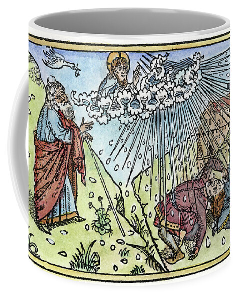15th Century Coffee Mug featuring the painting Plague Of Hail by Granger