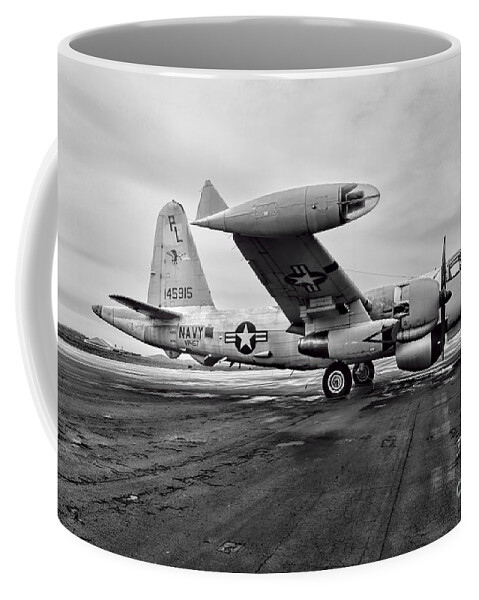Paul Ward Coffee Mug featuring the photograph Plane - P2V-7 Neptune Aircraft by Paul Ward