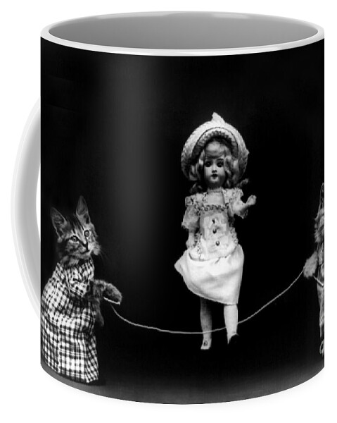 Animal Portrait Coffee Mug featuring the photograph Playtime in 1914 by Science Source