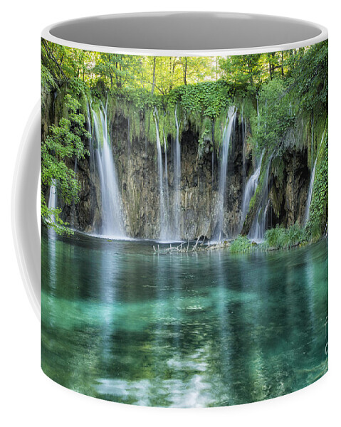 Croatia Coffee Mug featuring the photograph Plitvice Falls by Timothy Hacker