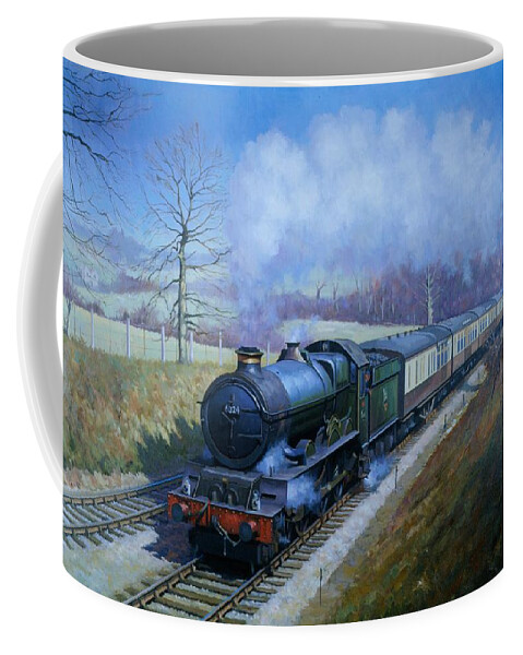 Classic Coffee Mug featuring the painting Plymouth bound. by Mike Jeffries