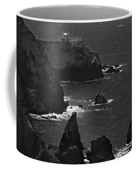 Point Bonita Lighthouse Coffee Mug featuring the photograph Point Bonita Light by Mike McGlothlen
