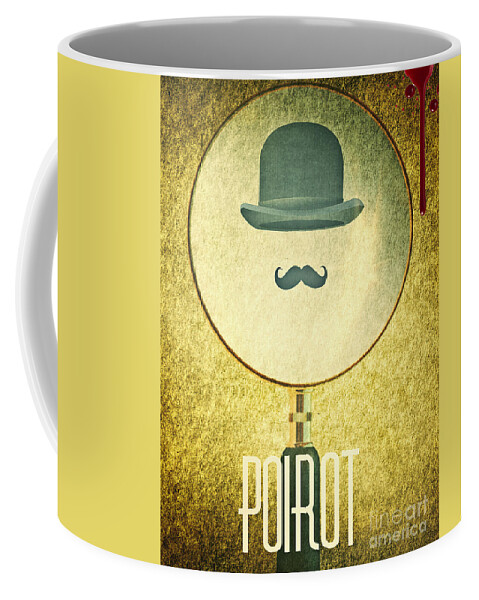 Poirot Coffee Mug featuring the digital art Poirot by Binka Kirova