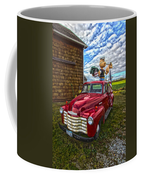 Popeye Coffee Mug featuring the photograph Popeye's Pickup by Robert Seifert