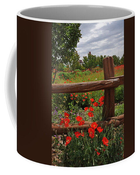 Wildflowers Coffee Mug featuring the photograph Poppies at the Farm by Lynn Bauer