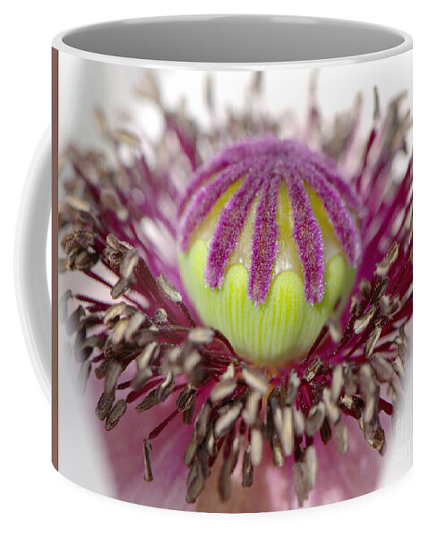 Poppy Coffee Mug featuring the photograph Poppy Macro 2 by Sharon Talson