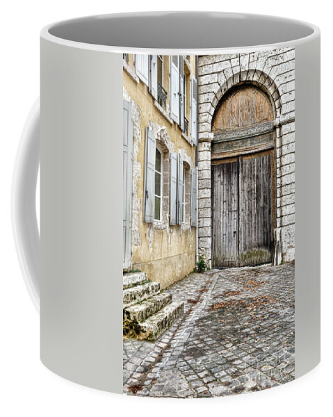 France Coffee Mug featuring the photograph Porte Cochere by Olivier Le Queinec