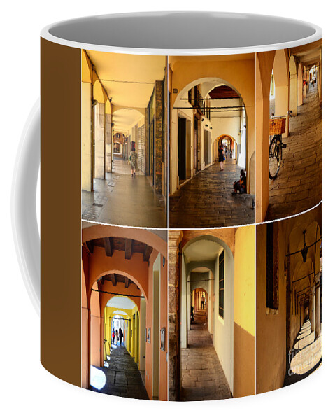 Italy Coffee Mug featuring the photograph Porticos of Padua No 2 by Sabine Jacobs