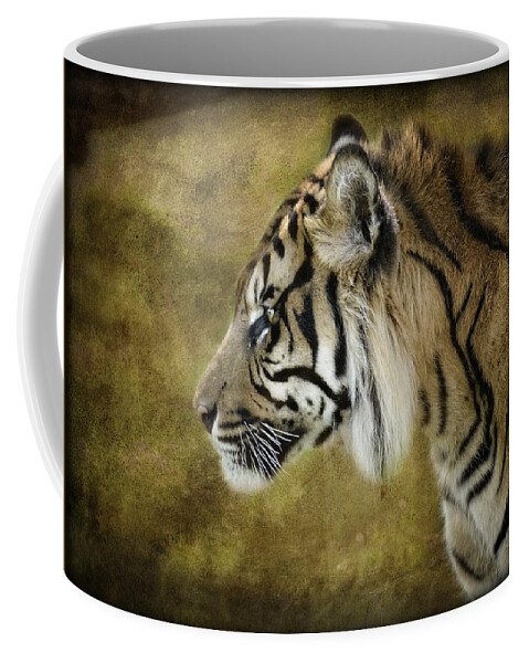 Sumatran Tiger Coffee Mug featuring the photograph Portrait of a Tiger by Saija Lehtonen