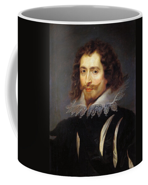 Peter Paul Rubens Coffee Mug featuring the painting Portrait of George Villiers First Duke of Buckingham by Peter Paul Rubens