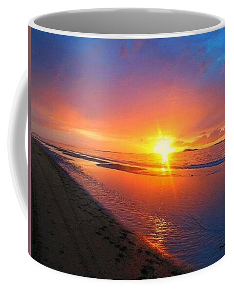 Sunset Coffee Mug featuring the photograph Portrush Sunset by Tara Potts
