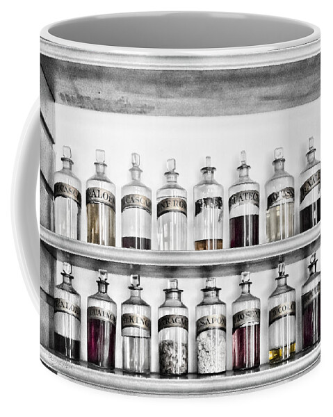 Bottle Coffee Mug featuring the photograph Potions Galore by Sharon Popek