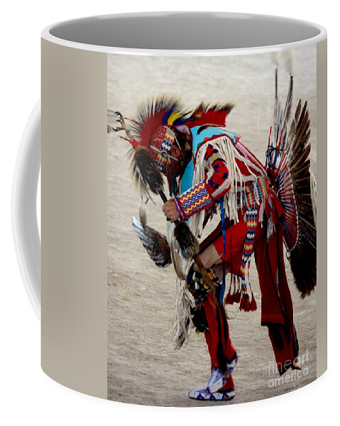 Pow Wow Coffee Mug featuring the photograph Pow Wow by Veronica Batterson