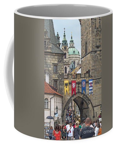 Prague Coffee Mug featuring the photograph Prague Sightseeing by Ann Horn