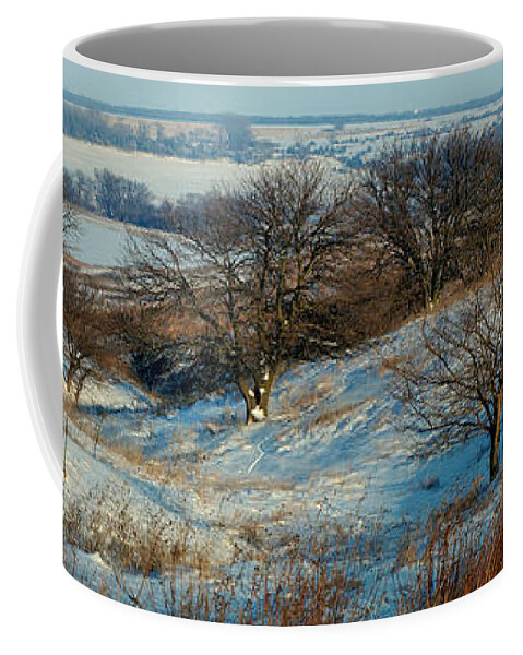 Landscape Coffee Mug featuring the photograph Prairie Winter by Bruce Morrison