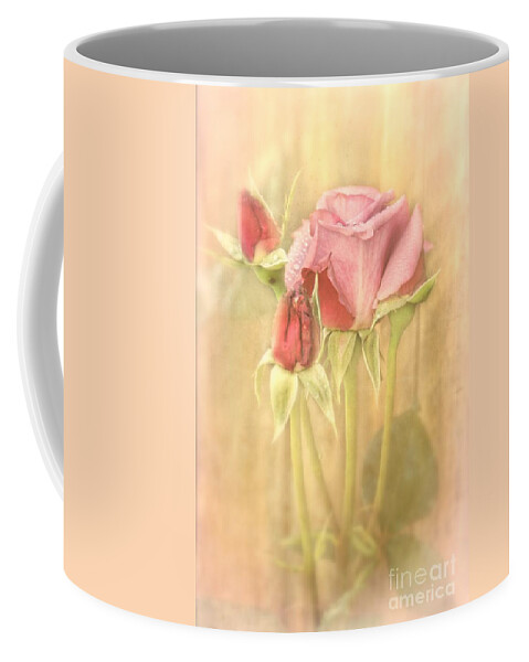 Pink Coffee Mug featuring the photograph Pretty In Pink by Peggy Hughes