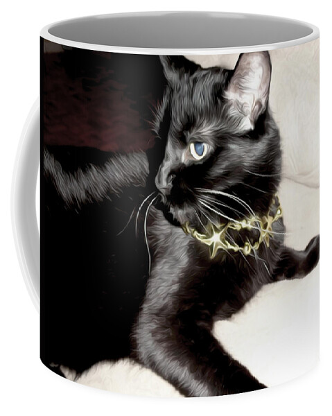 Cats Coffee Mug featuring the photograph Princess Lucy by Pennie McCracken