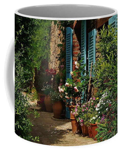 Provence Coffee Mug featuring the photograph Provencal alley by Dany Lison
