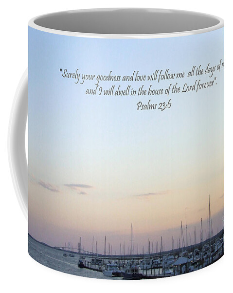 Psalm Coffee Mug featuring the photograph Psalms 23 by Andrea Anderegg
