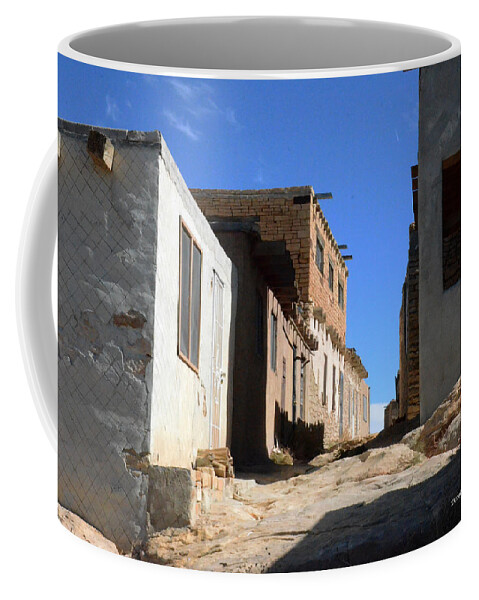 Pathway Coffee Mug featuring the photograph Pueblo Pathway by Debby Pueschel