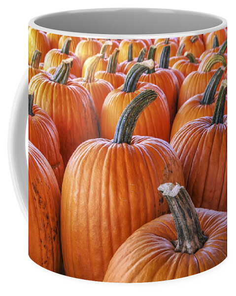 Pumpkin Coffee Mug featuring the photograph Pumpkins Galore - Autumn - Halloween by Jason Politte