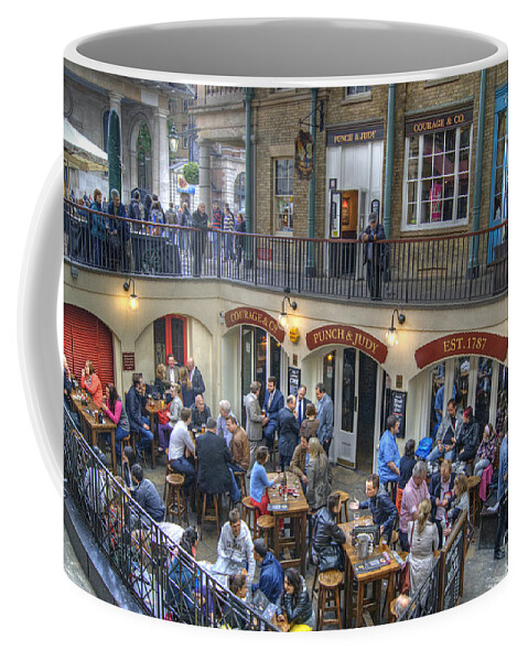 Punch And Judy Coffee Mug featuring the photograph Punch and Judy pub by David Birchall