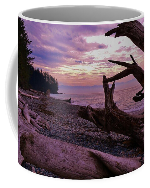Purple Dreams In Bc Coffee Mug featuring the photograph Purple Dreams in BC by Barbara St Jean