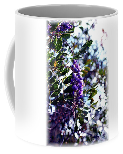 Purple Coffee Mug featuring the photograph Purple Flowering Tree by Kathleen Struckle