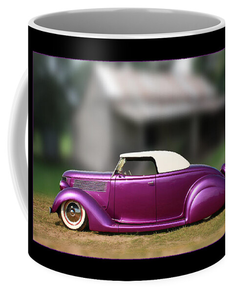 Hotrod Coffee Mug featuring the photograph Purple Perfection by Keith Hawley