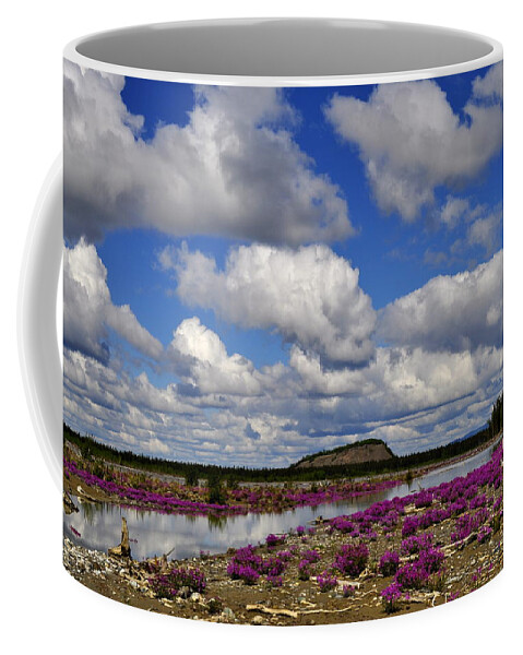 Purple Coffee Mug featuring the photograph Purple Spring by Cathy Mahnke