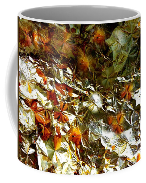 Quantum Coffee Mug featuring the digital art Quantum Blossoms by Steed Edwards