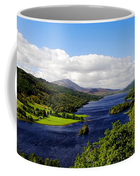 Scotland Coffee Mug featuring the photograph Queen's View in Scotland by Jason Politte